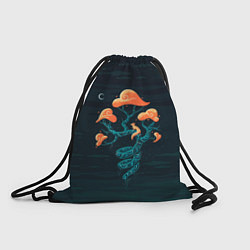 Рюкзак-мешок Лис на волшебном дереве, цвет: 3D-принт