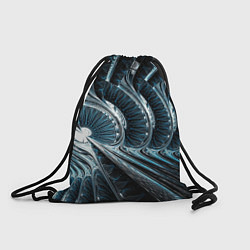 Рюкзак-мешок Кибернетический абстрактный тоннель, цвет: 3D-принт