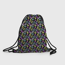 Рюкзак-мешок Любовь буквы паттерн, цвет: 3D-принт