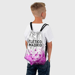 Рюкзак-мешок Atletico Madrid pro football: символ сверху, цвет: 3D-принт — фото 2