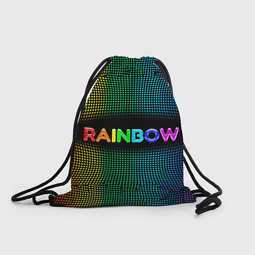 Мешок для обуви Радужные точки - Rainbow / 3D-принт – фото 1