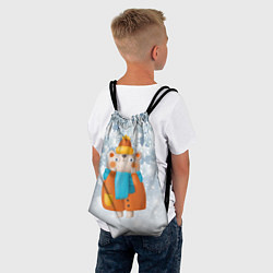 Рюкзак-мешок Медведица в шубе, цвет: 3D-принт — фото 2