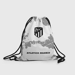 Рюкзак-мешок Atletico Madrid sport на светлом фоне: символ, над, цвет: 3D-принт