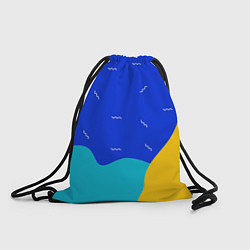 Рюкзак-мешок Кляксы - абстракция, цвет: 3D-принт