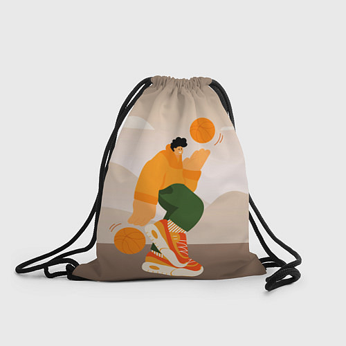 Мешок для обуви Векторная иллюстрация Стритбол / 3D-принт – фото 1