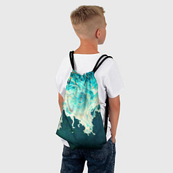 Рюкзак-мешок Поток воды, цвет: 3D-принт — фото 2