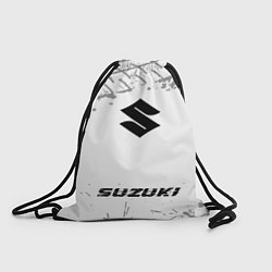 Мешок для обуви Suzuki speed шины на светлом: символ, надпись
