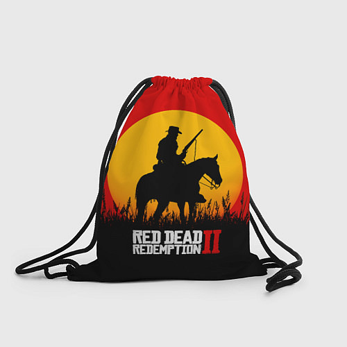 Мешок для обуви Red Dead Redemption 2 - закат / 3D-принт – фото 1