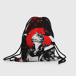 Рюкзак-мешок Тарталья - Мрачный геншин, цвет: 3D-принт