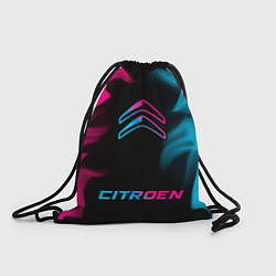 Мешок для обуви Citroen - neon gradient: символ, надпись