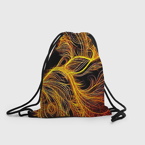 Мешок для обуви Фрактальные перья / 3D-принт – фото 1