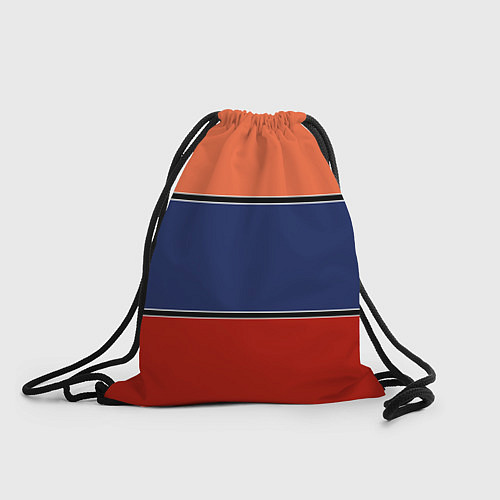 Мешок для обуви Combined pattern striped orange red blue / 3D-принт – фото 1
