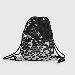 Рюкзак-мешок Геометрические грани, цвет: 3D-принт