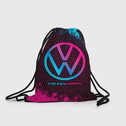 Рюкзак-мешок Volkswagen - neon gradient, цвет: 3D-принт