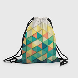 Рюкзак-мешок Мозаичный градиент, цвет: 3D-принт