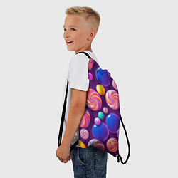 Рюкзак-мешок Сладости для радости, цвет: 3D-принт — фото 2
