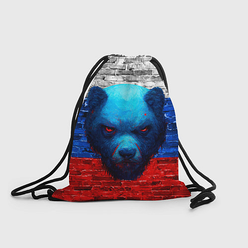 Мешок для обуви Русский медведь арт / 3D-принт – фото 1