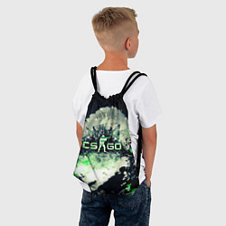 Рюкзак-мешок CS GO green, цвет: 3D-принт — фото 2