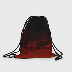 Мешок для обуви Черный однотонный и гранжевый красный