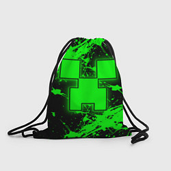 Мешок для обуви Minecraft neon green