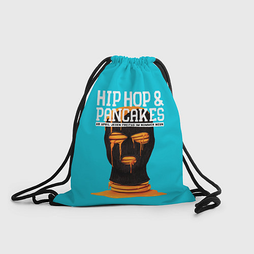 Мешок для обуви Balaclava hip-hop and pancakes / 3D-принт – фото 1
