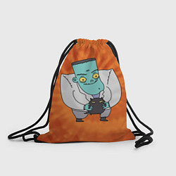 Рюкзак-мешок Фрэнк и котик, цвет: 3D-принт