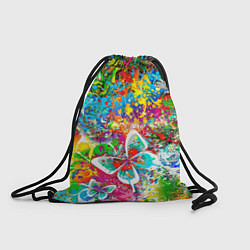 Рюкзак-мешок Flowers in a clearing, цвет: 3D-принт