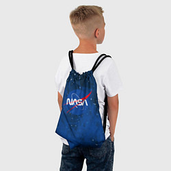 Рюкзак-мешок Nasa - звёзды лого, цвет: 3D-принт — фото 2