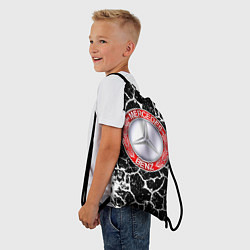 Рюкзак-мешок Мерседес Бенс, цвет: 3D-принт — фото 2
