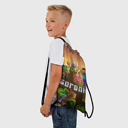 Рюкзак-мешок Богдан Minecraft, цвет: 3D-принт — фото 2