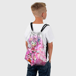 Рюкзак-мешок Sonic - Amy Rose - Video game, цвет: 3D-принт — фото 2