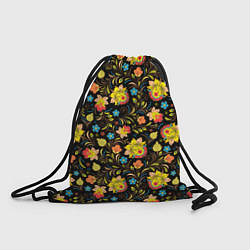 Рюкзак-мешок Русский яркий узор, цвет: 3D-принт