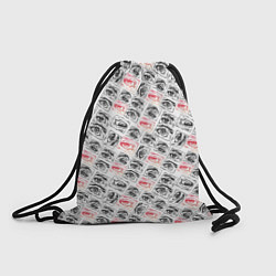 Рюкзак-мешок Глаза и брови поп арт, цвет: 3D-принт