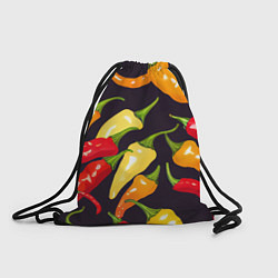 Рюкзак-мешок Много перчиков, цвет: 3D-принт