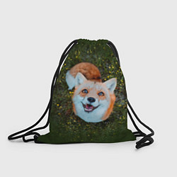 Рюкзак-мешок Улыбающаяся лиса, цвет: 3D-принт