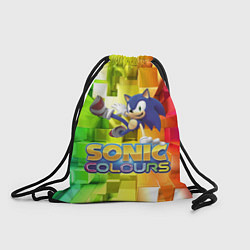 Рюкзак-мешок Sonic Colours - Hedgehog - Video game, цвет: 3D-принт