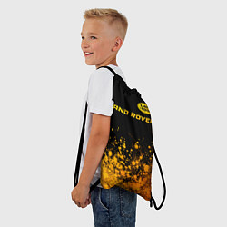 Рюкзак-мешок Land Rover - gold gradient: символ сверху, цвет: 3D-принт — фото 2