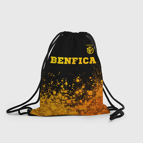 Мешок для обуви Benfica - gold gradient: символ сверху / 3D-принт – фото 1