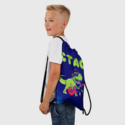 Рюкзак-мешок Стас рокозавр, цвет: 3D-принт — фото 2