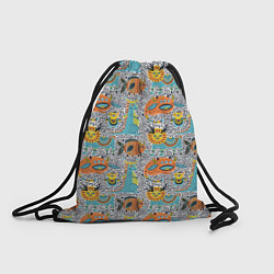 Рюкзак-мешок Фантастические животные, цвет: 3D-принт