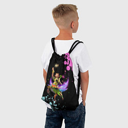 Рюкзак-мешок Красивая Энча, цвет: 3D-принт — фото 2