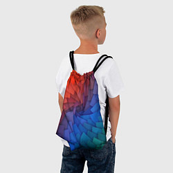 Рюкзак-мешок Листы цветной бумаги, цвет: 3D-принт — фото 2