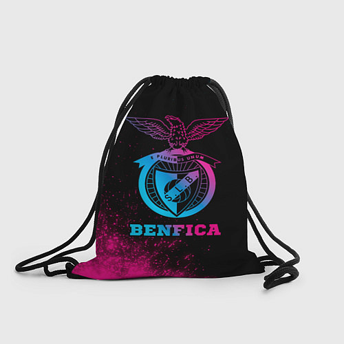 Мешок для обуви Benfica - neon gradient / 3D-принт – фото 1