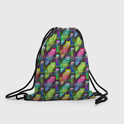 Рюкзак-мешок Много котиков, цвет: 3D-принт