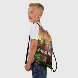 Рюкзак-мешок Ульяна Minecraft, цвет: 3D-принт — фото 2