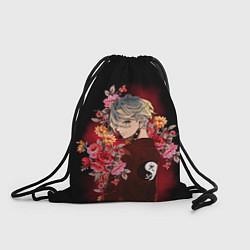 Рюкзак-мешок Изана в цветах, цвет: 3D-принт