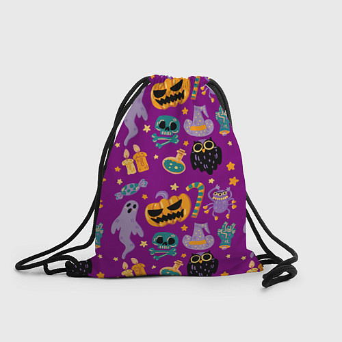 Мешок для обуви Happy Halloween - holiday pattern / 3D-принт – фото 1