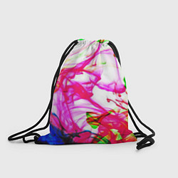 Рюкзак-мешок Неоновые краски в воде, цвет: 3D-принт