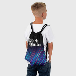 Рюкзак-мешок Black Butler stream, цвет: 3D-принт — фото 2