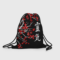 Рюкзак-мешок Сакура в цвету, цвет: 3D-принт